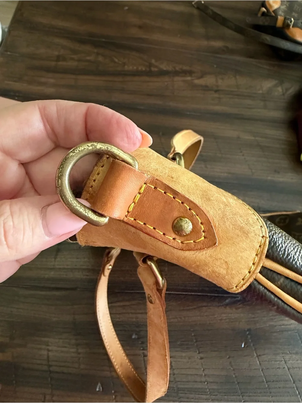 Louis Vuitton Monogram Canvas Tote with Vachetta Handles